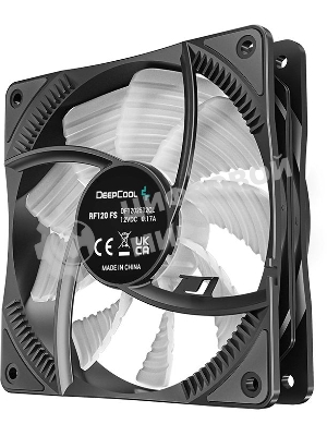 Вентилятор для корпуса DEEPCOOL RF120 FS черный, 120 мм, 1500 об/мин, 27 дБ, 4 pin
