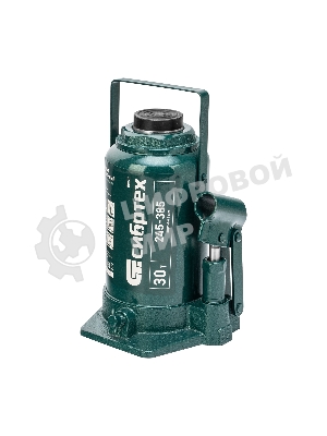 Домкрат гидравлический Сибртех бутылочный, 30т, 245-385 мм