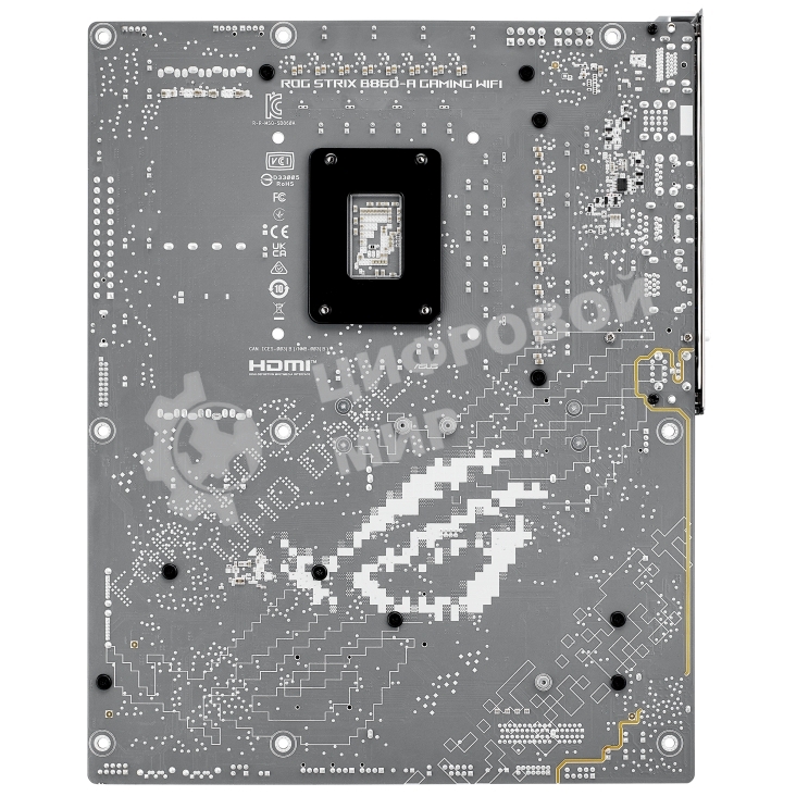 Материнская плата ASUS ROG STRIX B860-A GAMING WIFI, LGA1851, Intel B860, 4xDDR5, 4xSATA, 4xM.2, 2xPCIe 5.0 x16, 1xDP, 1xHDMI, 1x2.5Gb LAN, Wi-Fi, Bluetooth, 4xUSB 2.0, 2xUSB 3.2 Gen 1, 3xUSB 3.2 Gen 2, 1xUSB 4, 2xUSB-C, 3x3.5 мм, 7.1, ATX