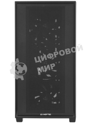 Компьютерный корпус Chieftec Night Hunter черный без БП ATX 4x140мм audio bott PSU