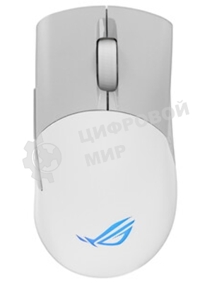 Мышь беспроводная/проводная ASUS ROG Keris Wireless AimPoint белый, 36000 dpi, радиоканал, Bluetooth, USB, кнопки - 5