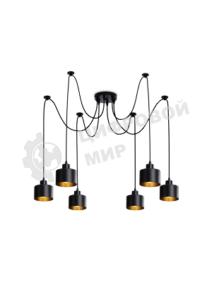 Светильник Ambrella light TR8132/6 BK черный E27*6 max 40W D700*800