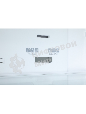 Холодильник Hitachi R-VG660PUC7-1 GBK черный стекло двухкамерный 405/145л морозилка сверху No Frost