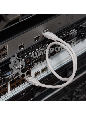 Коммутационный шнур Rexant Патч-корд UTP 5e кат. литой 0.5М серый