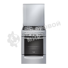 Плита газовая Gefest ПГ 6100-02 0068 серый, конфорок 4 шт, духовка 52 л, 60 см x 85 см x 60 см