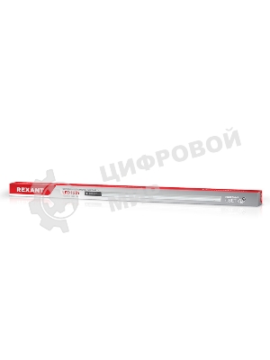 Светильник светодиодный линейный Rexant T5-01 16 Вт 1280 Лм 4000 K IP20 1179 мм с выключателем и соединителем