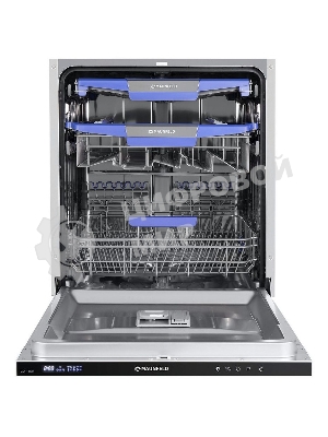 Встраиваемая посудомоечная машина Maunfeld MLP-12IMR, черный, 59.8 см, 14 компл., 44 дБ, класс A++