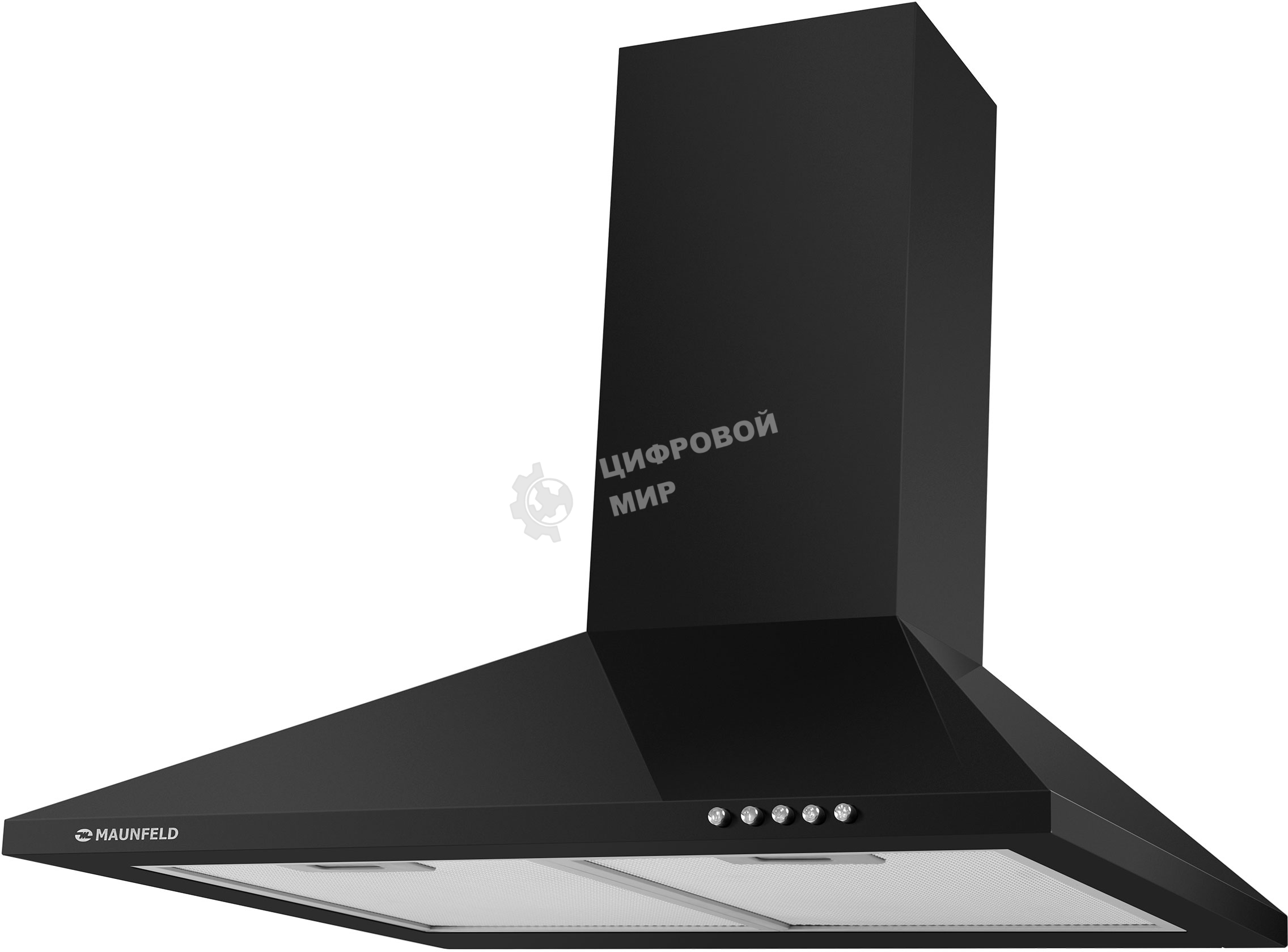 Вытяжка купольная Maunfeld Cork 60, черный, 60 см, 620 куб. м/ч, 47 дБ