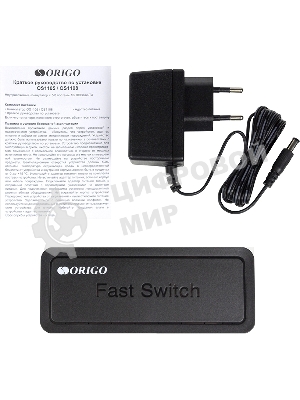 Коммутатор неуправляемый 8-портовый ORIGO OS1108/A1A 100 Мбит/с