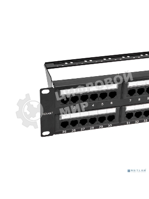 Панель коммутационная Rexant с кабельными органайзерами 19