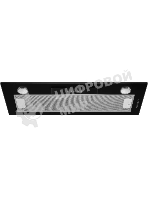 Вытяжка встраиваемая Kuppersberg Inlinea 70 BX черный/нержавеющая сталь, 70 см, 1300 куб. м/ч, 41 дБ