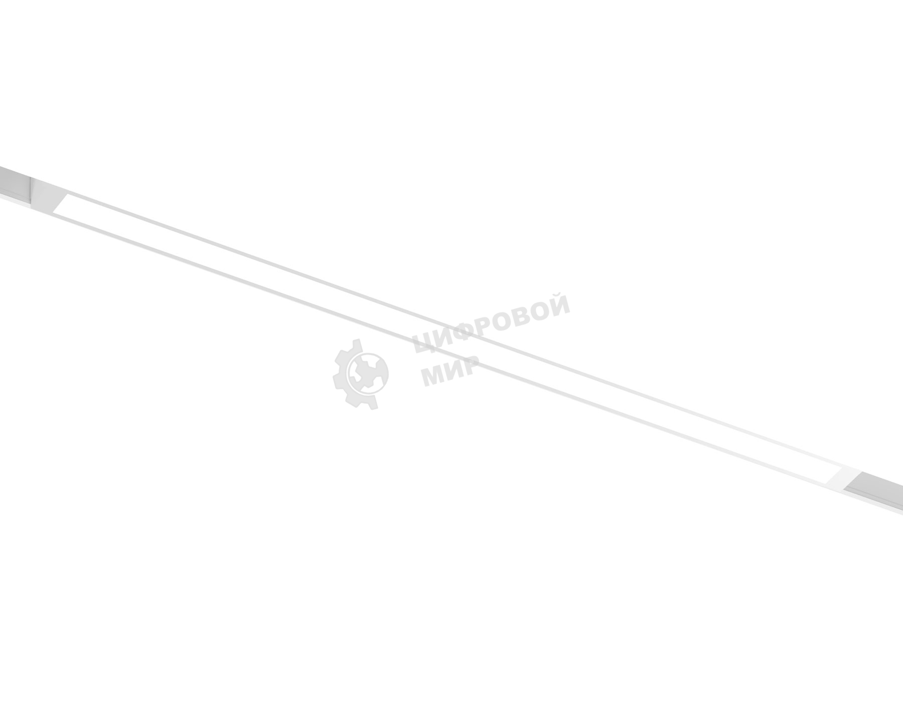 Трековый линейный светильник Ambrella light GL8050 WH белый IP20 27W 3000-6000K 220V 120° 600*25*41