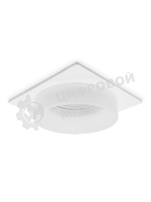 Светильник Ambrella light TN1314 SWH/FR белый песок/белый матовый GU5.3 92*92*45