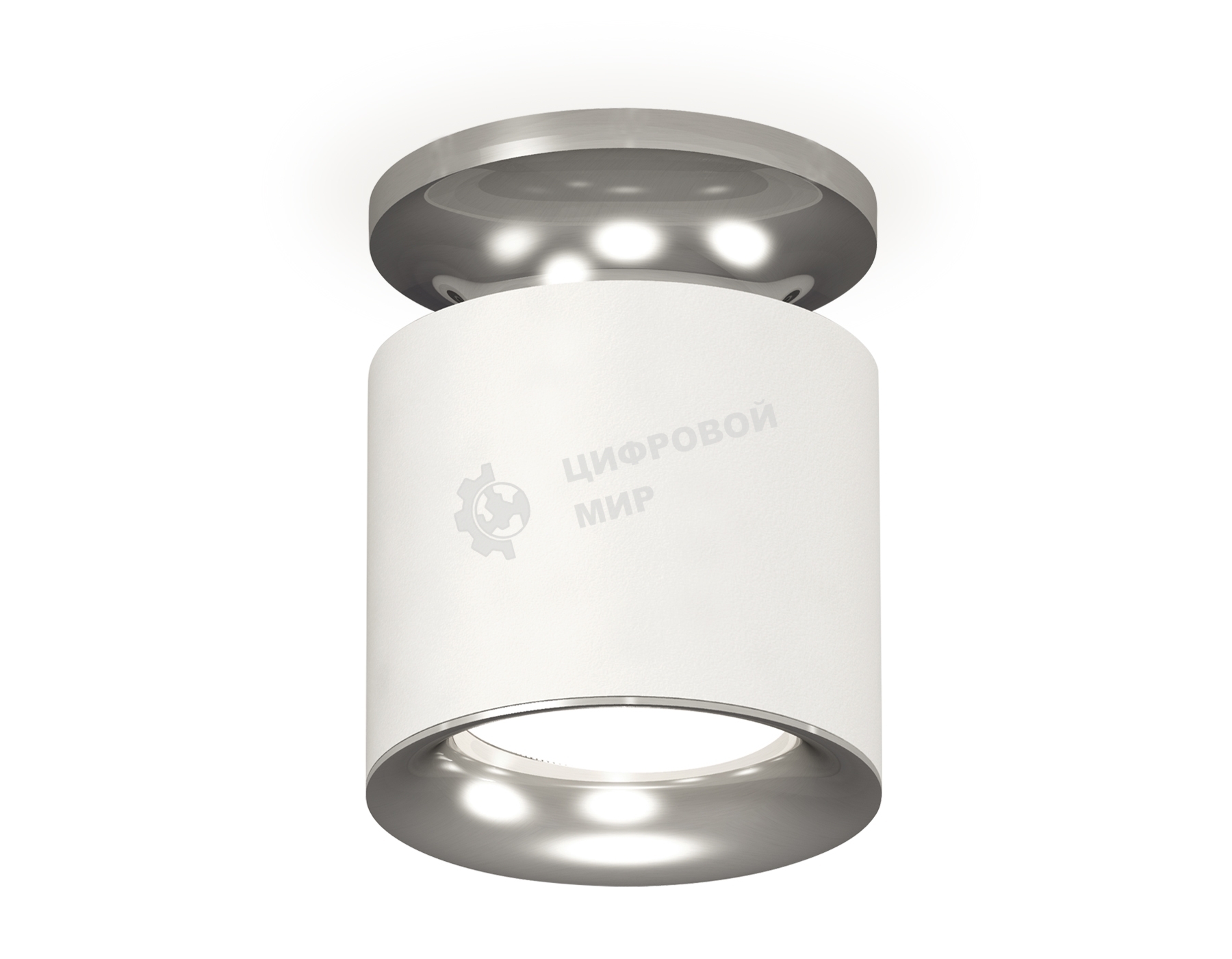 Светильник Ambrella Light XS7401102 SWH/PSL белый песок/серебро полированное MR16 GU5.3 (N7927, C7401, N7012)