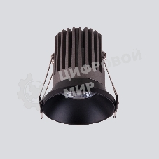 25026/LED / Встраиваемый светильник 7W 4200K BK черный