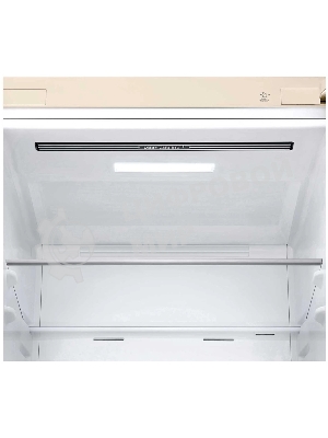 Холодильник LG GC-B459AEMW бежевый двухкамерный 234/110л морозилка снизу, No Frost