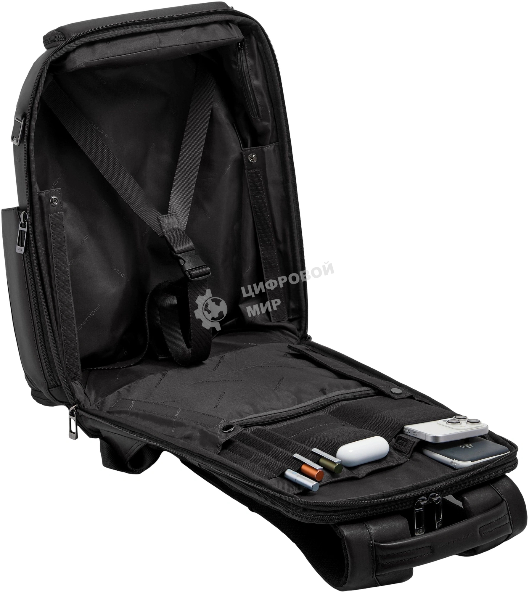 Рюкзак Piquadro Victor CA7181W143/N черный натур.кожа