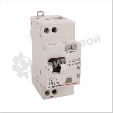 Выключатель автоматический дифференциального тока Legrand 419401 RX3 АВДТ 30мА 25А 1П+Н AC