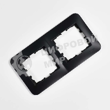 Рамка 2-м KARINA LIFE горизонт. черный бархат LEZARD 708-4200-147