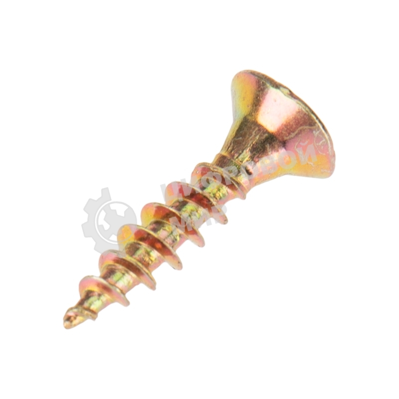 Саморез универсальный Kranz 3.5х16, желтый цинк, короб (200 шт./уп.)