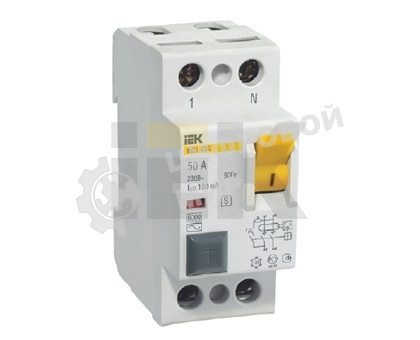 Выключатель дифференциального тока (УЗО) 2п 63А 300мА тип ACS ВД1-63S IEK MDV12-2-063-300