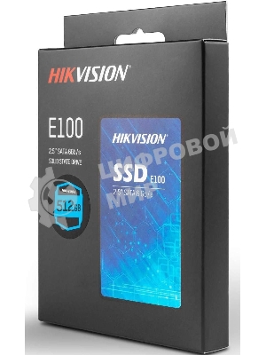 Накопитель SSD Hikvision E100, 512Gb, 2.5