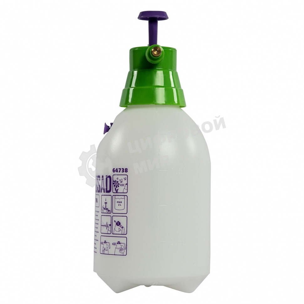 Опрыскиватель Palisad ручной 2л насос шланг разбрызгиватель