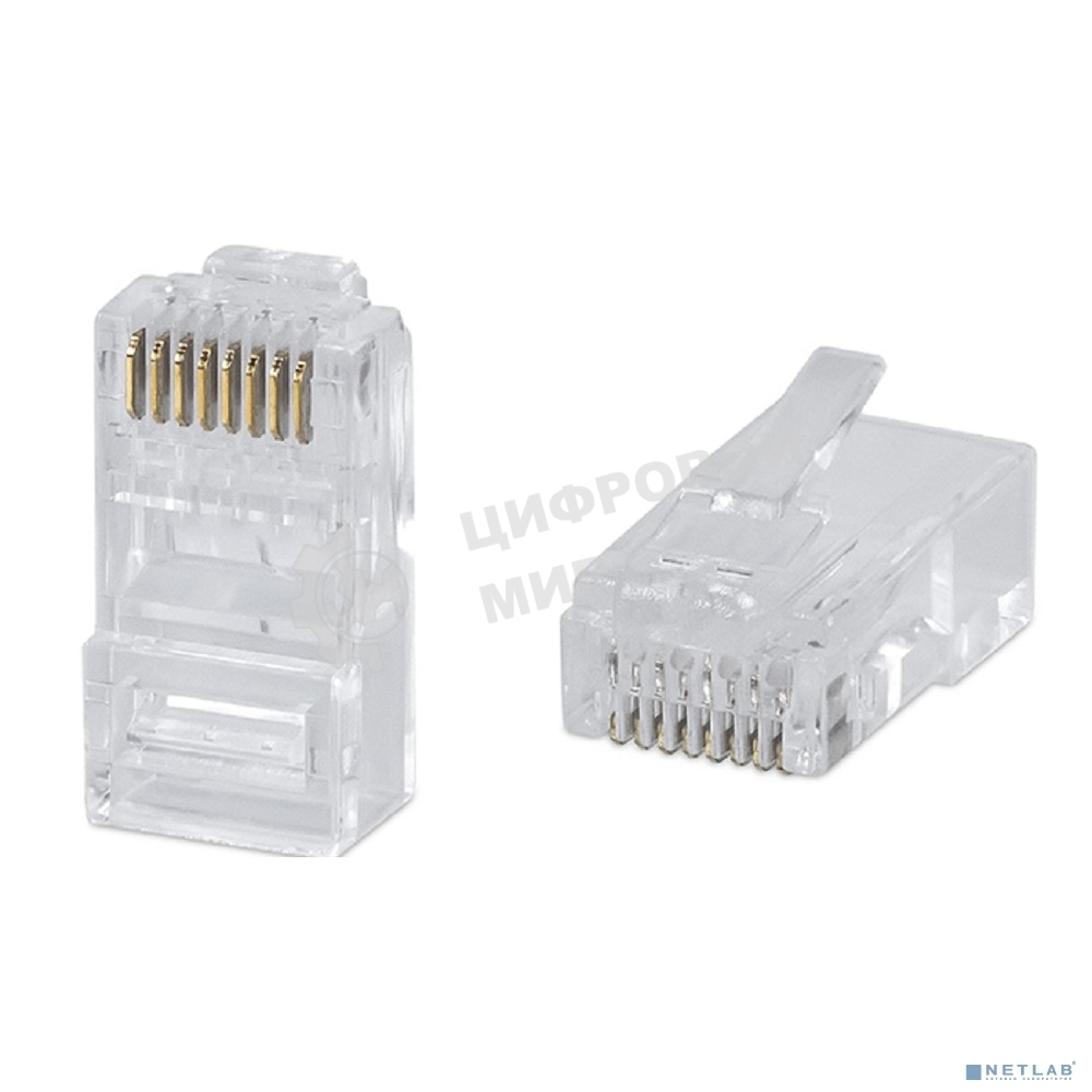Разъем Cabeus, RJ45, кат. 6, неэкр., для одножильного и многожильного кабеля