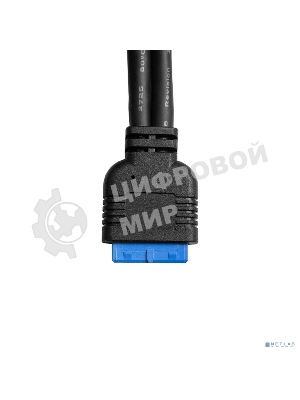 Планка портов в корпус Type-C ExeGate BrctUSB3-1C (USB 3.2 Gen1 20pin (IDC 20pin F) --> USB 3.2 Gen1 Type-Cf, кабель 30 см)