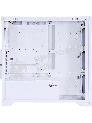 Корпус Formula V Line TimberLine T0 White, ATX, wood+plastic front, TYPE-C*1, USB3.0*2, FRONT 3x120мм FRGB, REAR 1x120мм FRGB