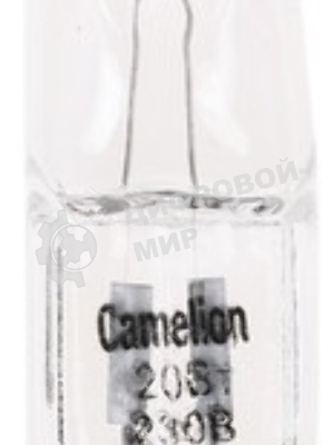 Лампа галогенная JD 20Вт капсула g4 2850К 240В g4 Camelion 10405