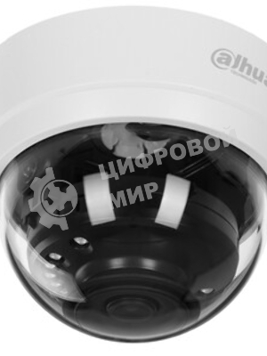 Уличная купольная HDCVI-видеокамера DAHUA DH-HAC-D1A51P-U-IL-0280B-S3 5Мп; CMOS; объектив 2.8мм; ИК 25м, Led 20м; корпус: пластик