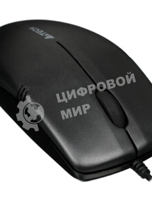 Мышь проводная A4Tech OP-530NUS черный, 1200 dpi, USB, кнопки - 3