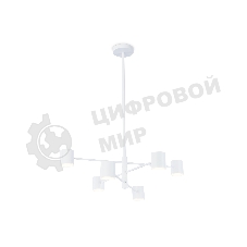 Подвесной светодиодный светильник Ambrella light FL51711/6 WH белый 3000K/4200K/6400K 29W D700*800 (Без ПДУ)