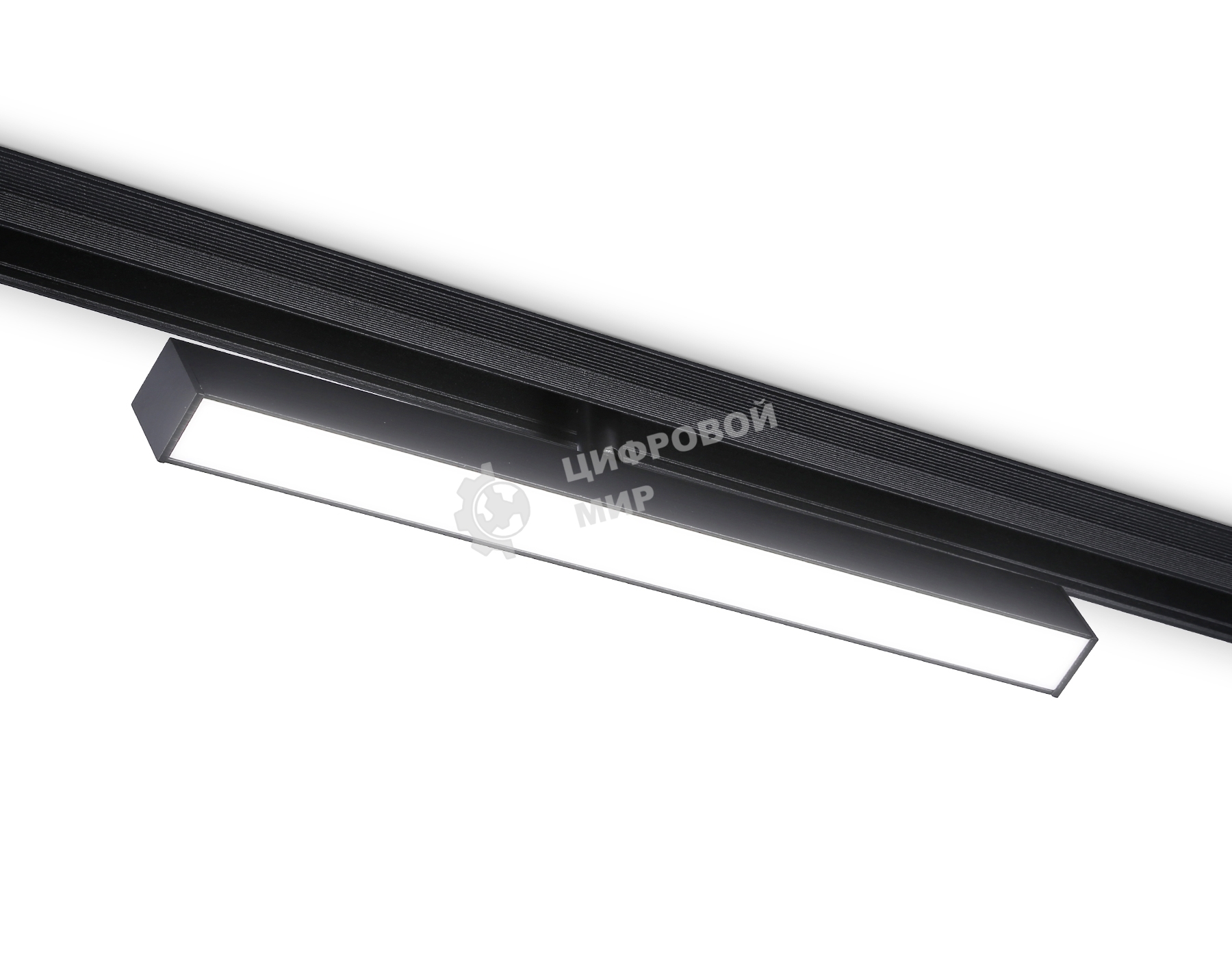 Светильник трековый светодиодный GL4201 BK черный IP20 12W 4200K 48V 305*22*45