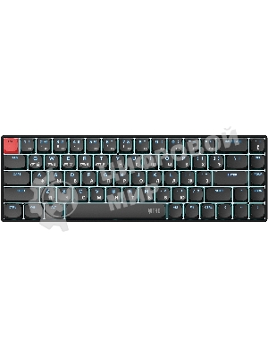 Клавиатура Acer OKR400 гибридная, USB Type-A, Bluetooth, радиоканал, чёрный