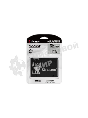 Накопитель SSD Kingston KC600, 1Tb, SATA III, 2.5