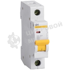Выключатель автоматический IEK MVA20-1-001-C ВА47-29 1Р1А 4,5кА х-ка С IEK