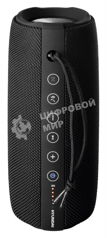 Колонка портативная Hyundai H-PAC340 черный 20W 1.0 BT/3.5Jack/USB 10м 5000mAh
