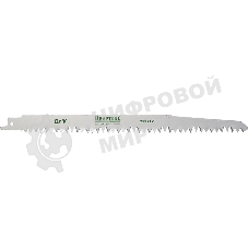 Полотно пильное KRAFTOOL 159717 INDUSTRIE QUALITAT CrV по дереву шаг5-6.5мм 280мм