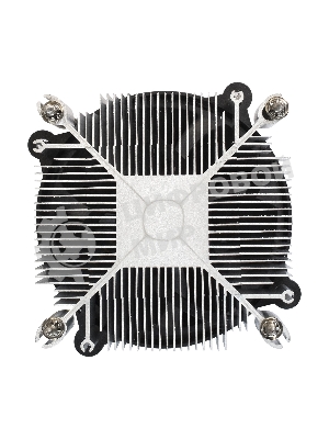 Кулер для процессора ExeGate ETA-20.V1700 серебристый, 90 мм, алюминий, 2200 об/мин, 22 дБ, 3 pin, 90 Вт, 60 мм