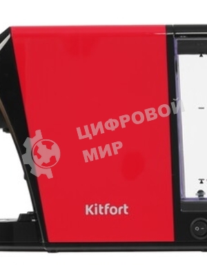 Кофеварка капсульная Kitfort КТ-7227 красный/черный, исп. кофе - капсулы/молотый, 0,8 л, 1400 Вт, 20 бар