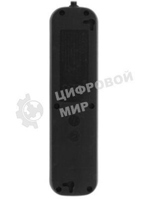Удлинитель Defender M450 черный, 5 м, EURO, 4 розетки, 2200 Вт