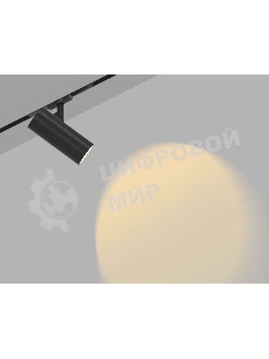 Трековый светильник GL2305 BK черный IP20 12W 3CCT 3000-6000K 48V 24° D45*100