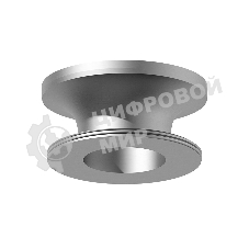 Насадка для корпуса светильника N7928 МСH хром матовый D70*H28mm Out25mm