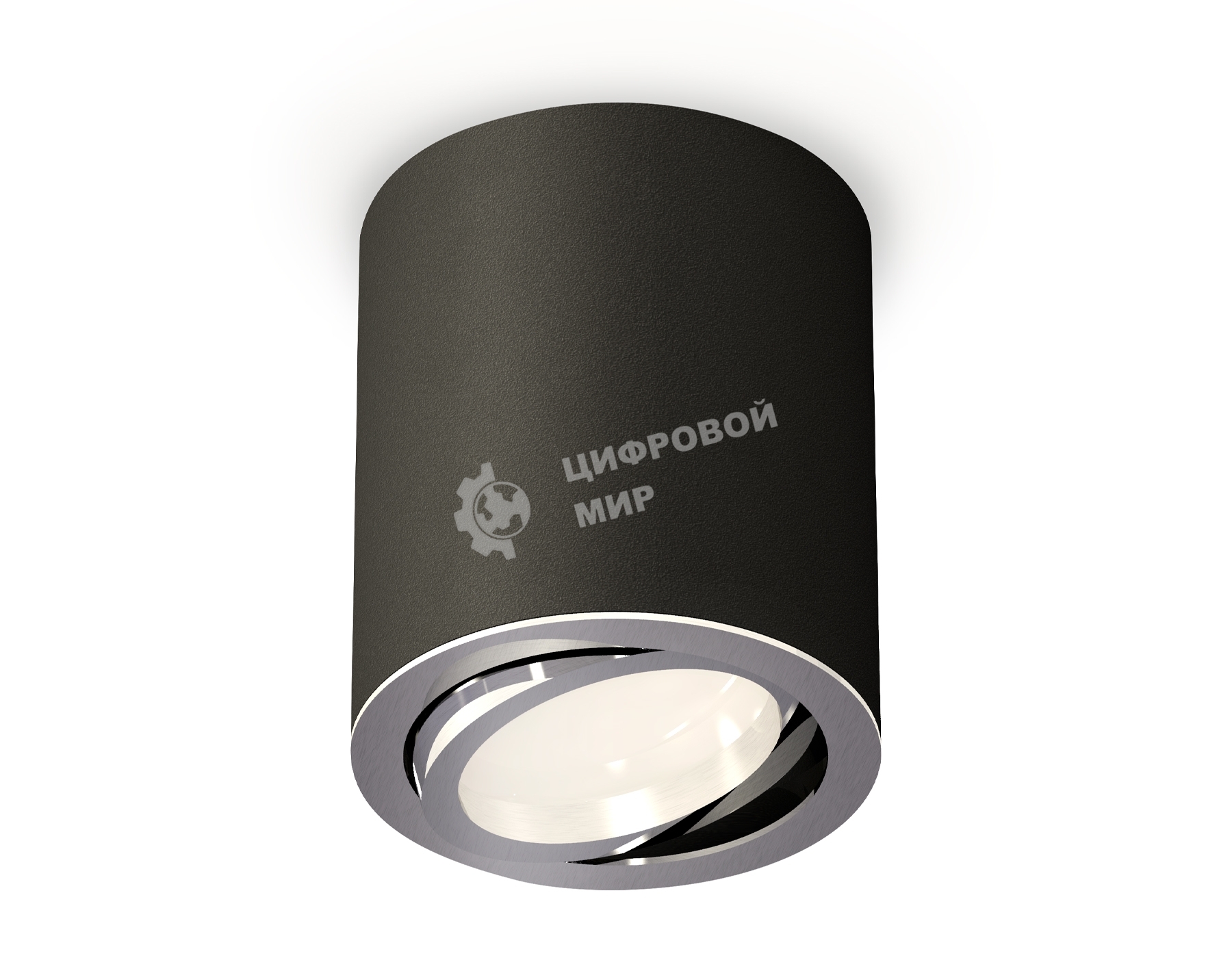 Светильник Ambrella Light XS7422002 SBK/PSL черный песок/серебро полированное MR16 GU5.3 (C7422, N7003)
