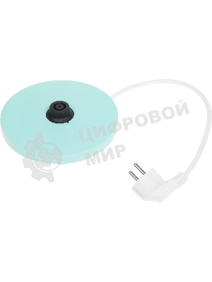 Чайник электрический Blackton Bt KT1702P белый/зеленый, 1.7 л, 2200 Вт, скрытый нагревательный элемент
