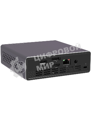 Мини ПК Digma Pro Minimax U1 i3 1215U (1.2) 16Gb SSD512Gb UHDG Windows 11 Pro GbitEth WiFi BT 60W темно-серый/черный (DPP3-ADXW03)