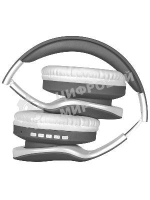 Беспроводные/проводные наушники Defender FreeMotion B525 серый/белый, накладные, Bluetooth + проводной, до 8 ч