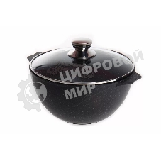 Казан для плова 4 л АП Гранит черный 54802